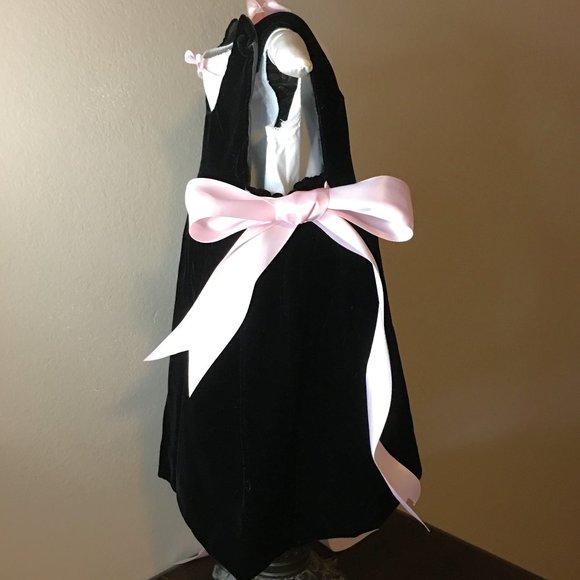 Elegant Grandma-Made 2-piece Layered Pinafore Velvet Baby Dress 👶🎀 - Picture 8 of 15